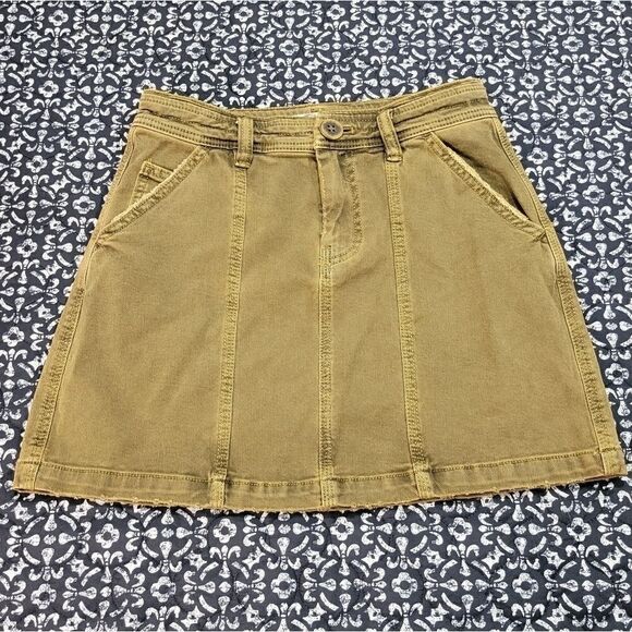 Free People Distressed Mini Skirt - Picture 1 of 4
